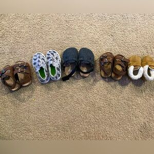 BUNDLE OF 5 PAIR Gently Used Baby Shoes 5C/6-12 Mo Gap Lucky Brand